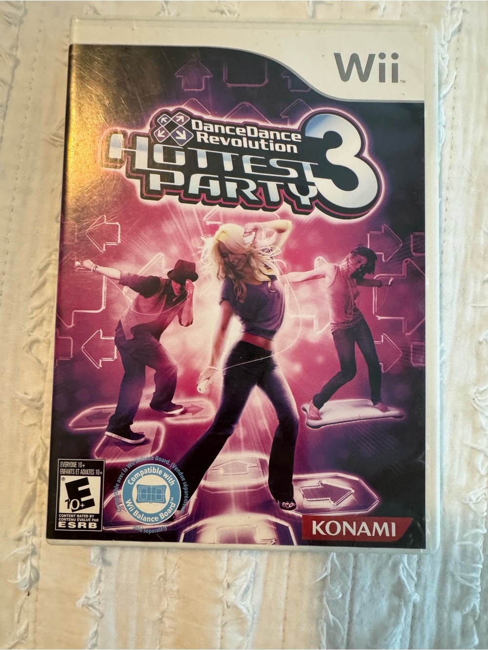 Konami Dance Dance Revolution: Clubfest Party 3 for Wii - Pink Cover